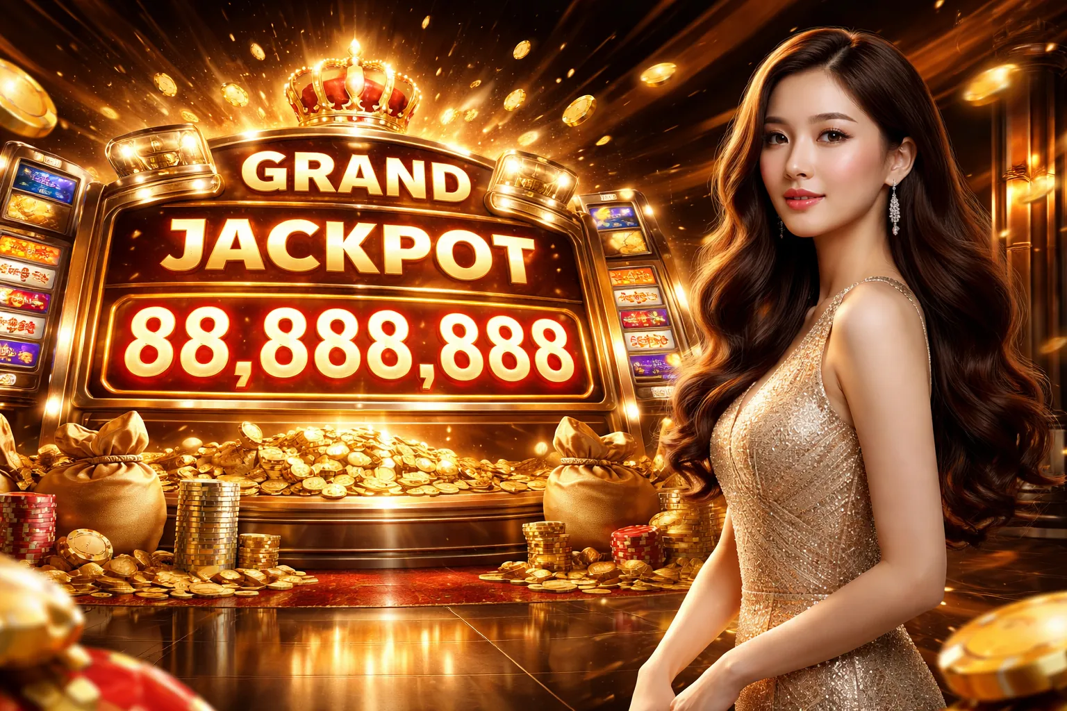 Sảnh casino trực tuyến sang trọng với người chia bài thật tại ff168 app ios